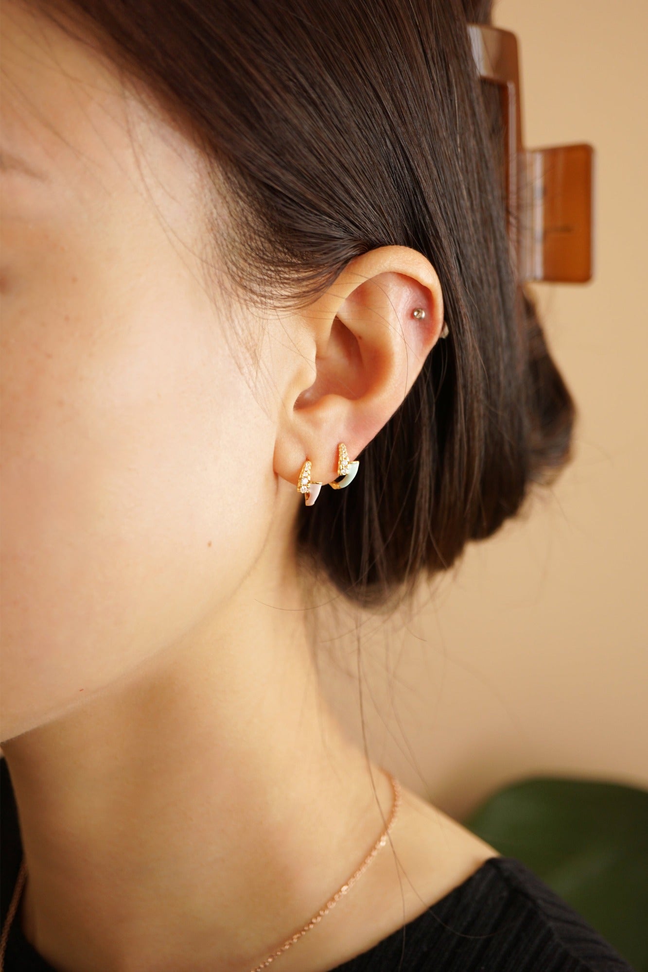 Mini Everly Earrings - Mint