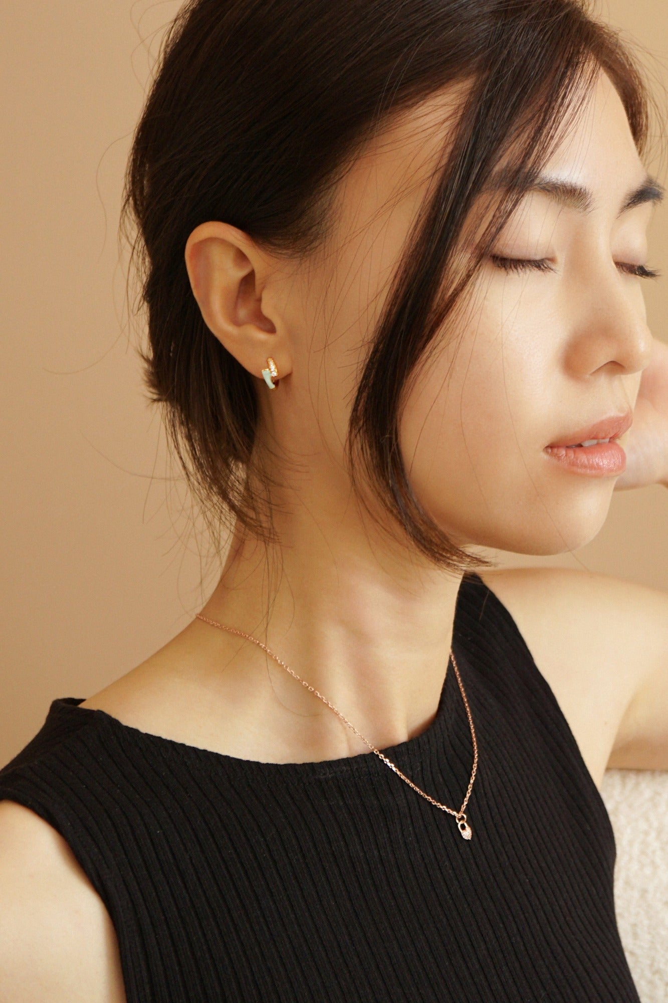 Mini Everly Earrings - Mint