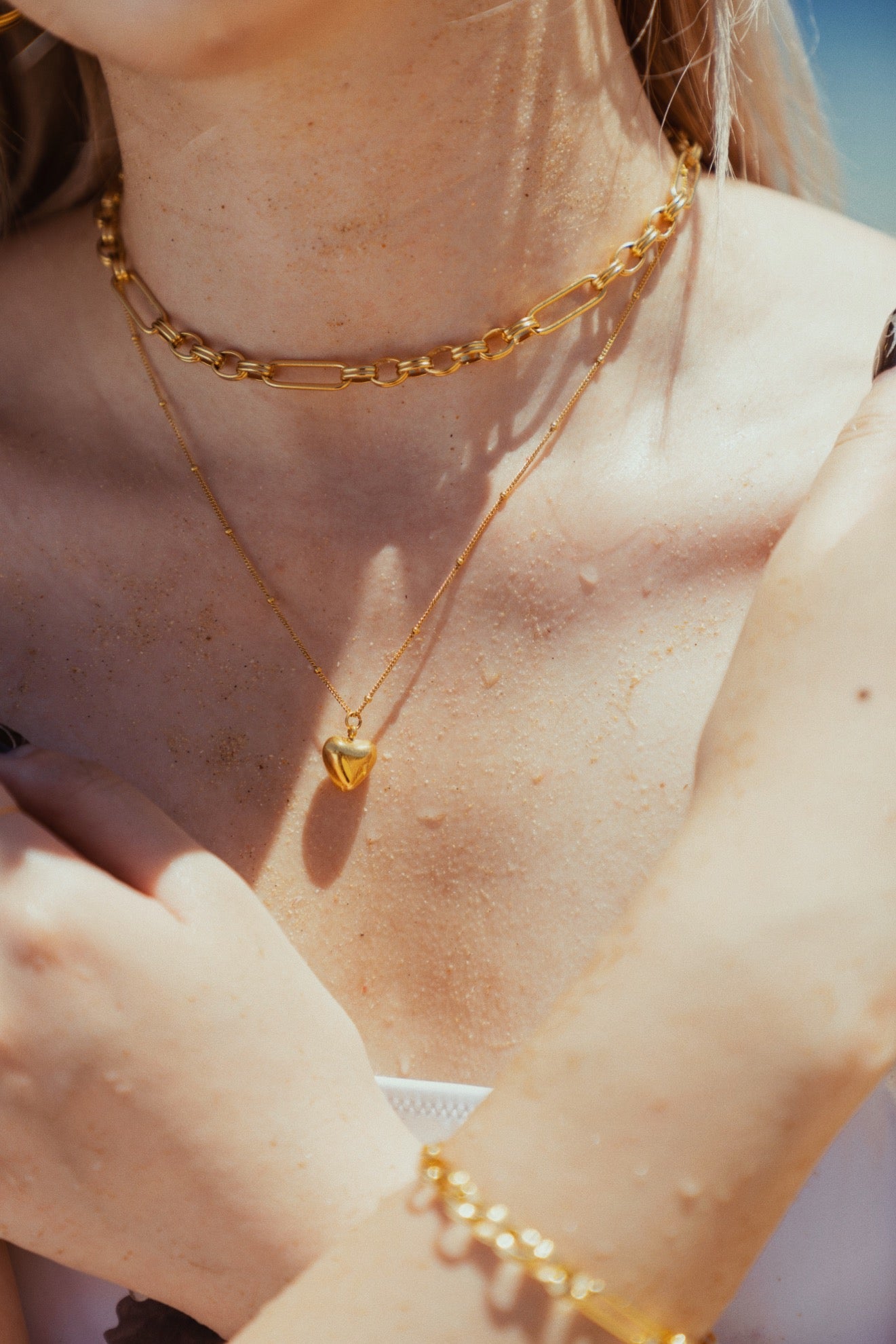 Betty Heart Charm Necklace