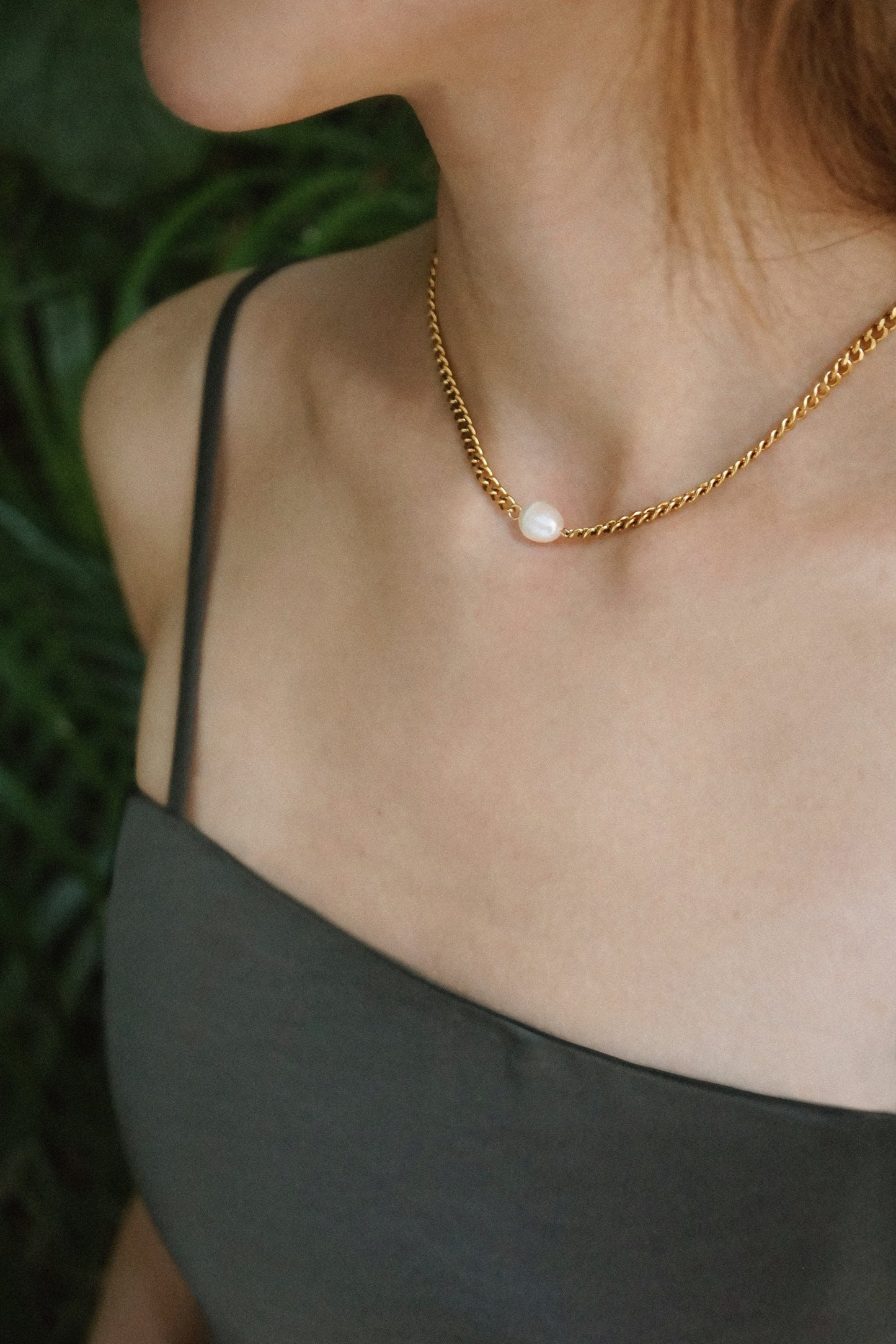 Judy Pearl Choker Necklace