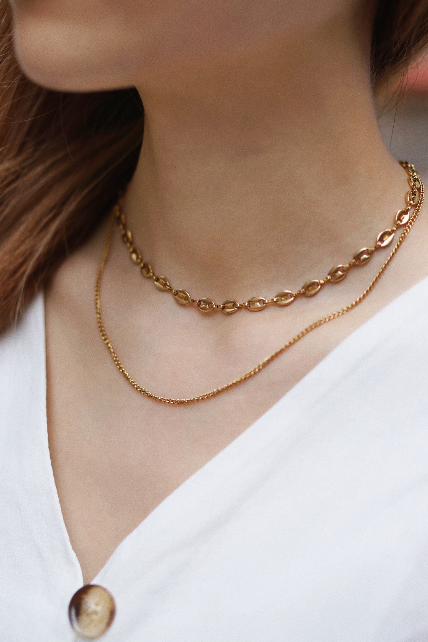 Georgia Double Chain Necklace