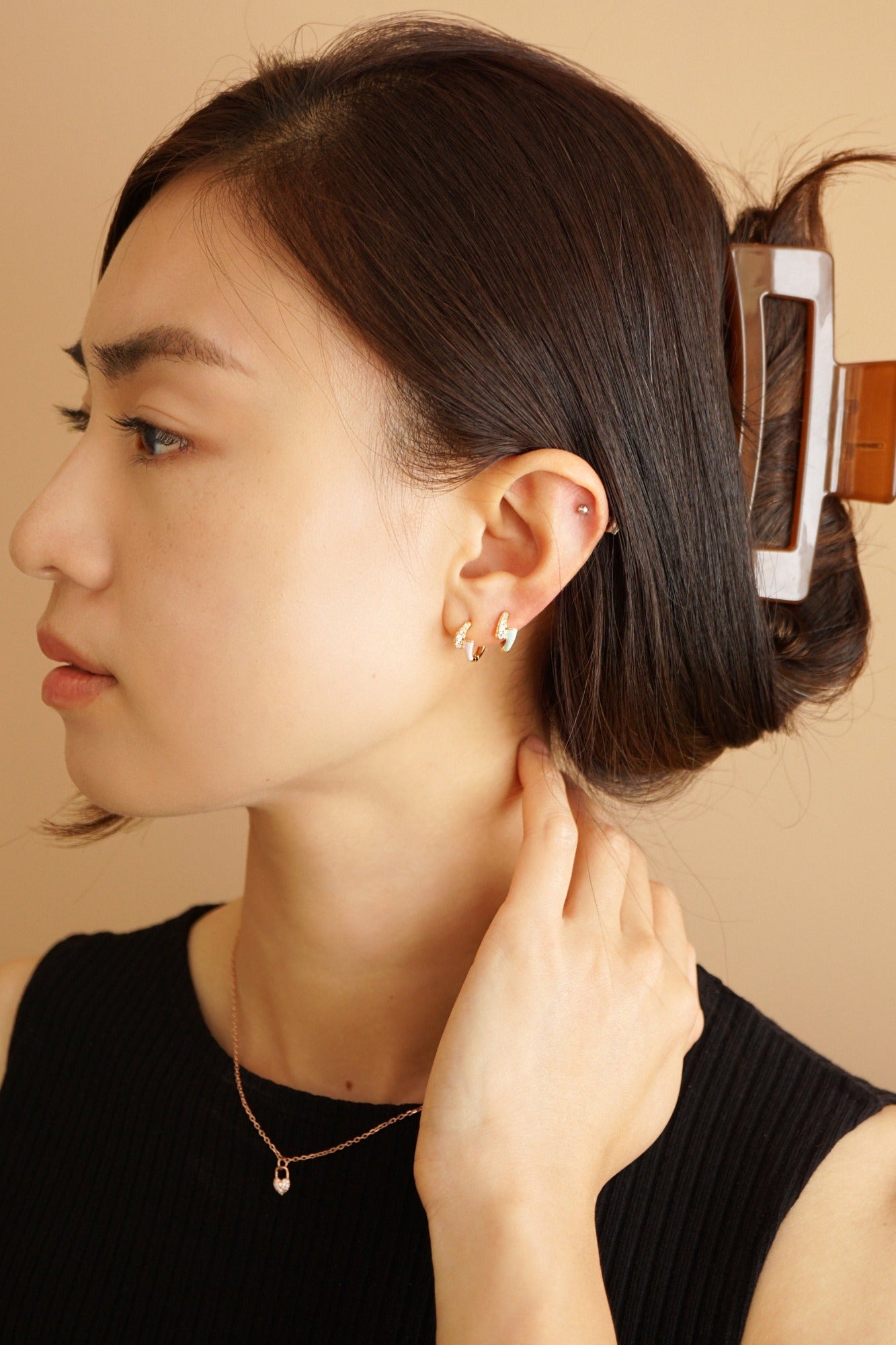 Mini Everly Earrings - Cherry Blossom