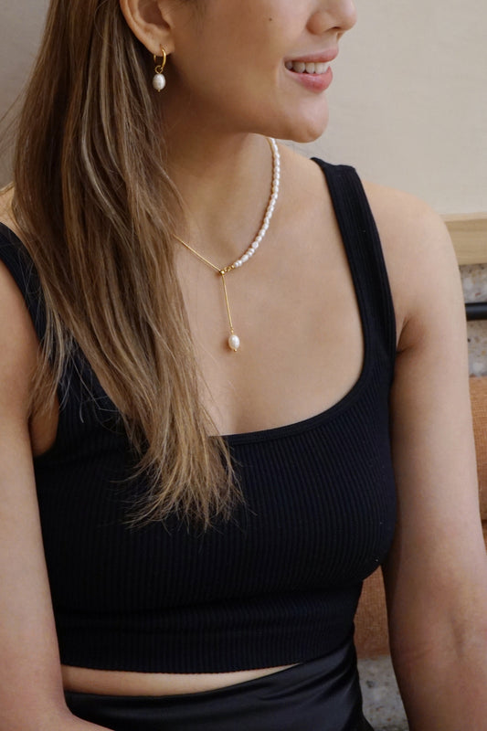 Eloise Adjustable Pearl Necklace