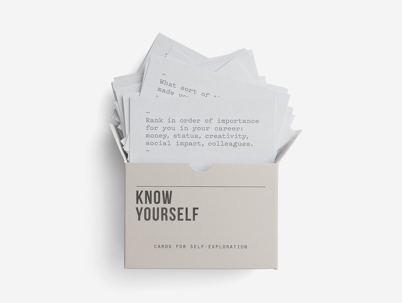 Know Yourself Prompt Cards