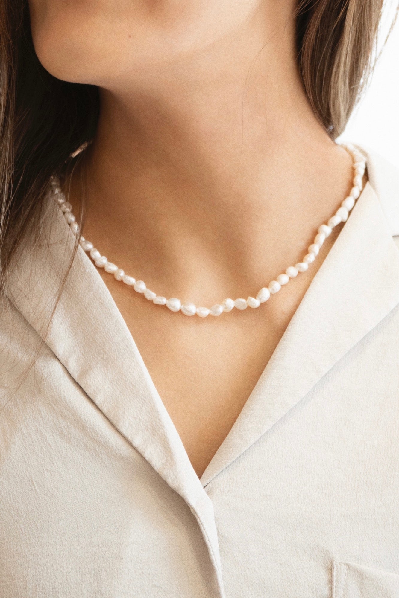 Emma Baroque Pearl Necklace