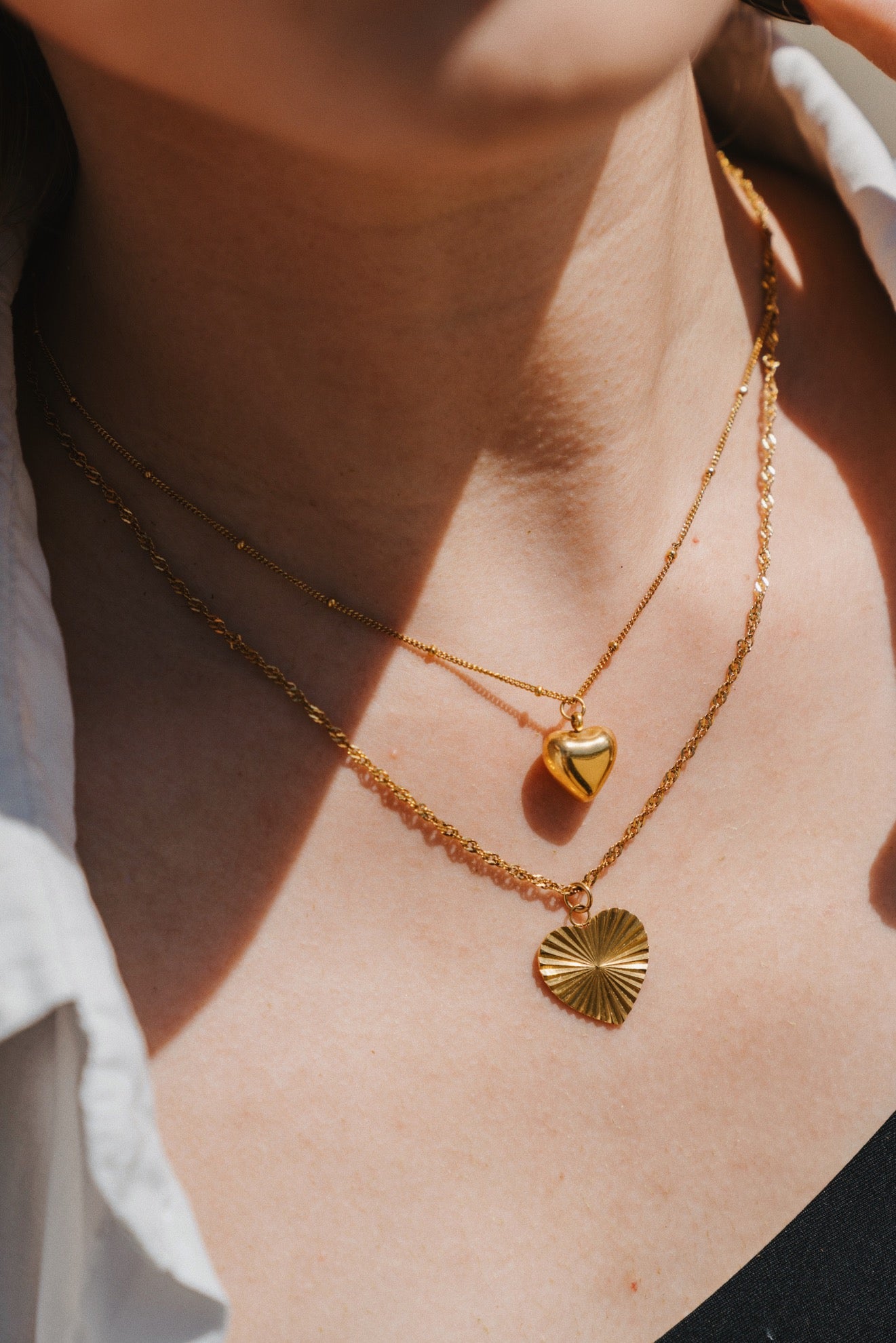 Betty Heart Charm Necklace