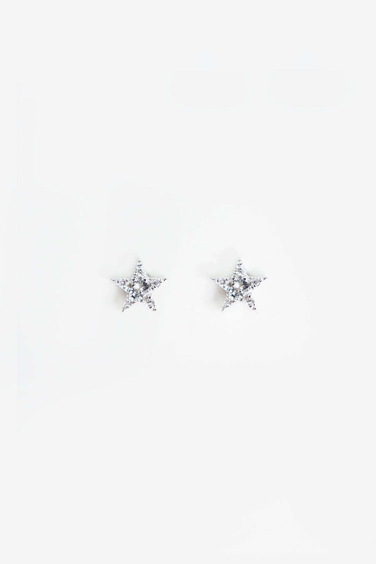 Mini Star Diamonds Sterling Silver Studs